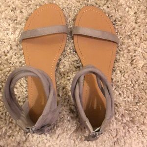 Size 8  Suede Charlotte Russe Sandals